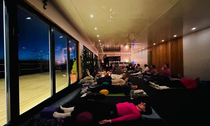 Take an afternoon to slow down and experience a wonderful half day retreat of Restorative Yoga, Meditation and Sound, at one of Cardiff’s most beautif
